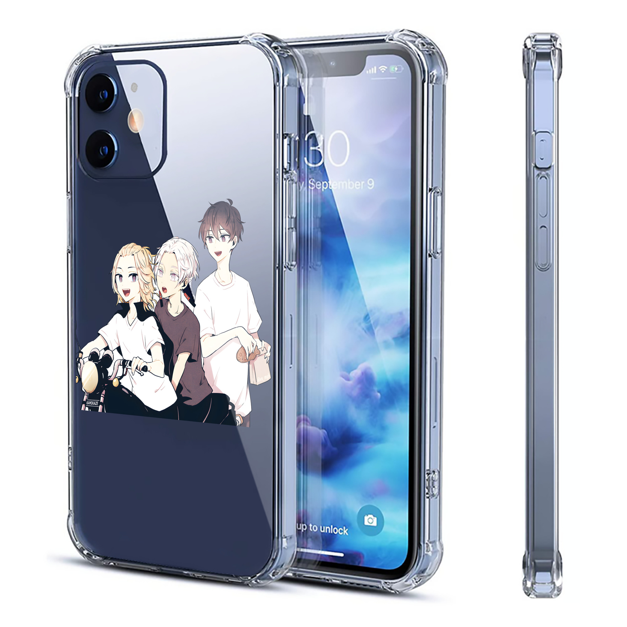（画像用） 東京リベンジャーズ Tokyo Revengers 【iPhone 12シリーズ対応】透明スマホケース（クリアソフトケース）